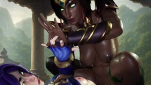 Yunara x Karma?Iidssm? - ﻿3D animation on Crohasit